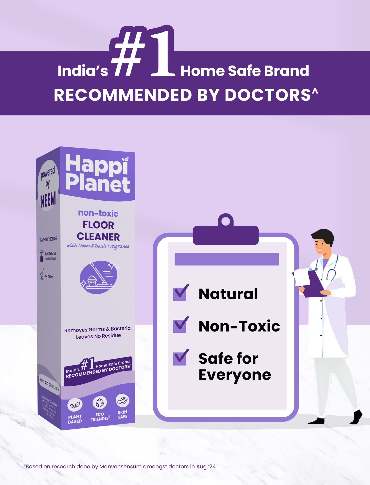 Natural Herbal Floor Cleaner | 1L Pack